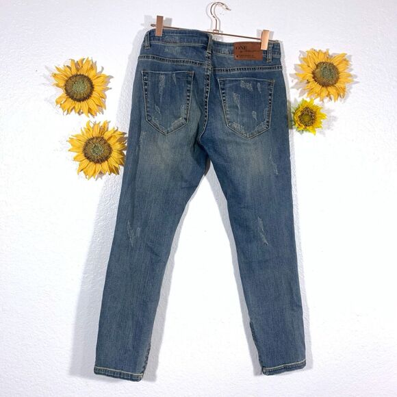 one teaspoon freebird II low waist short rise fitted leg zippered leg Size 26 - Picture 2 of 14